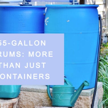The Future of Personal Water Management: 55-Gallon Drums Leading the Way