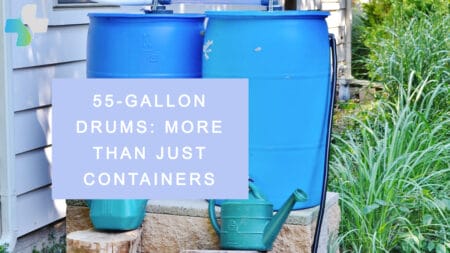 repurposing and using 55-gallon drums as more than just containers