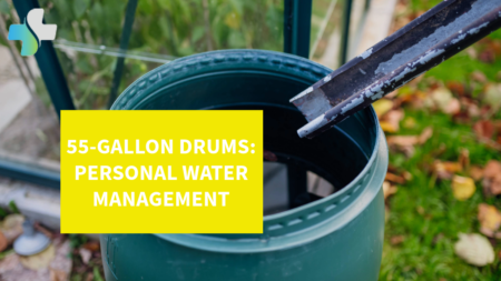 55-gallon drum repurposed for personal water management and storage solutions, 55-gallon drums sustainable practices